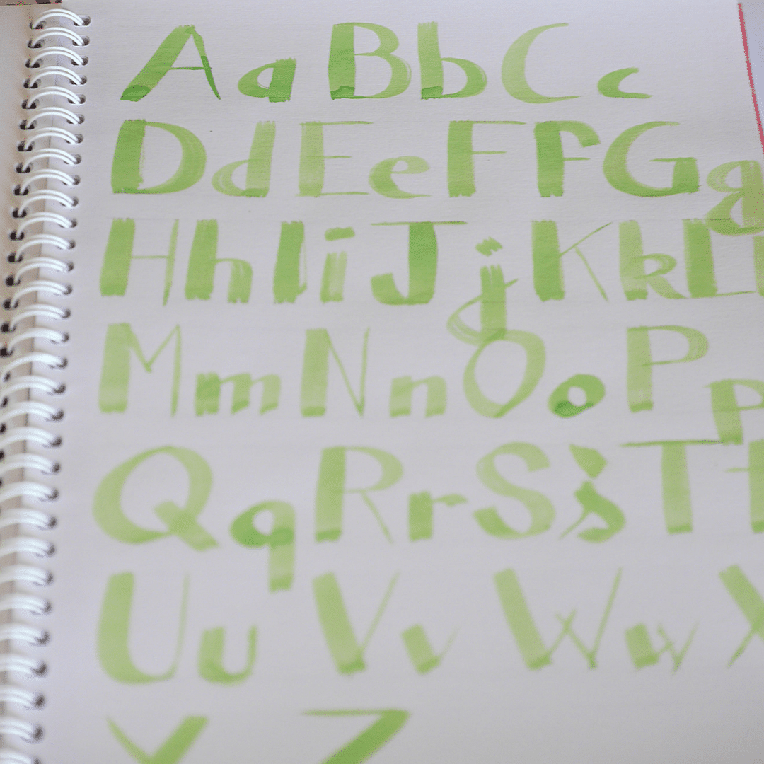 Avoir Lettering Lettering, apprendre sans acheter de matériel - L'Âme du Fait-Main