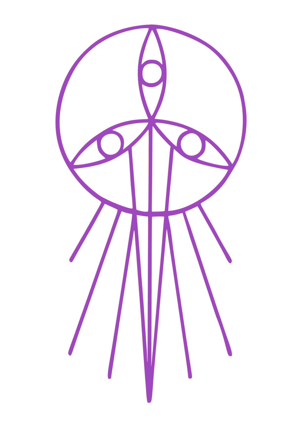 Logo Jeu de L'Âme test 3 - remplissage mauve