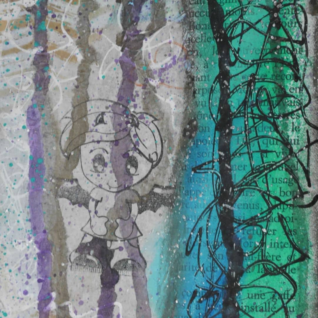 Art journal - expression d'une émotion Expression d'une émotion en art journaling